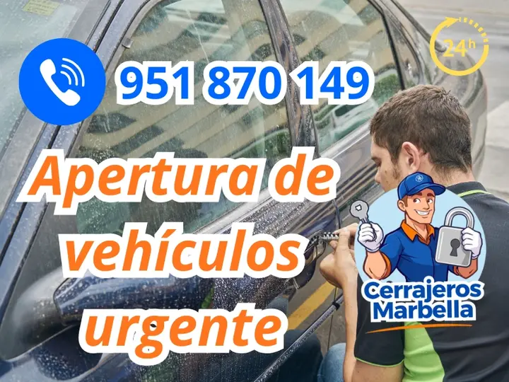 Apertura de vehículos urgente en Marbella